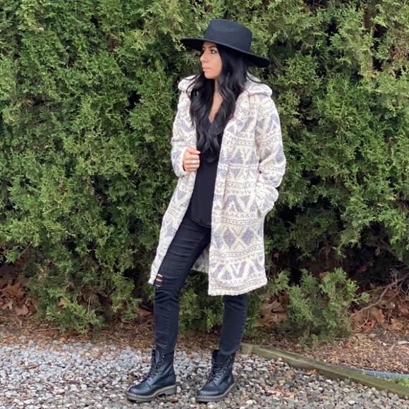 ☁️BILLABONG MONTREAL LONG LINE SHERPA JACKET☁️ - Picture 4 of 13